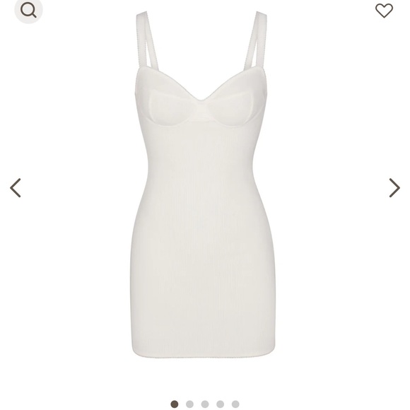 Skims cotton rib picot cami mini dress. size small. Colour:marble. Brand new - Picture 4 of 4